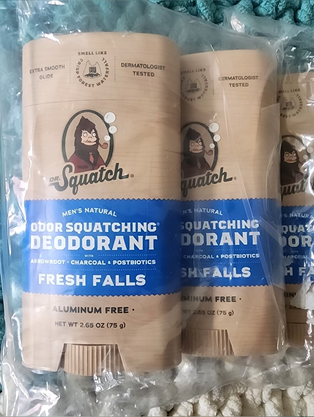 Dr. Squatch Fresh Falls Deodorant 4-Pack